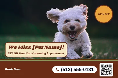 Retro 70s · Photo Hero: We Miss [Pet Name]!