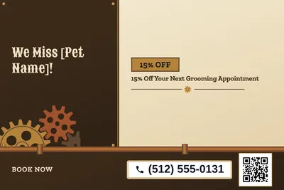 Steampunk · Checklist: We Miss [Pet Name]!