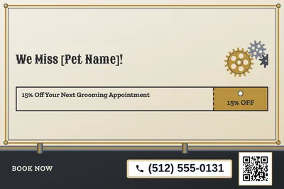 Steampunk · Coupon: We Miss [Pet Name]!