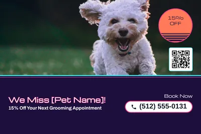 Synthwave · Photo Hero: We Miss [Pet Name]!