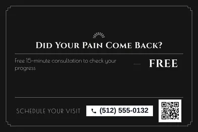 Art deco · Offer Menu: Did Your Pain Come Back?