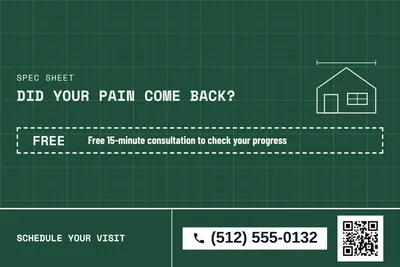 Blueprint · Coupon: Did Your Pain Come Back?