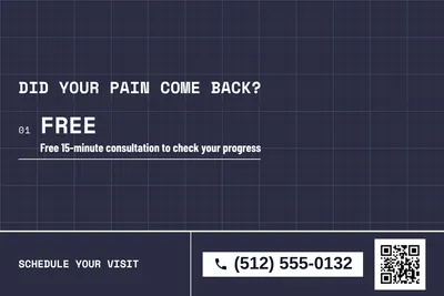 Blueprint · Offer Menu: Did Your Pain Come Back?