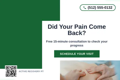 Bold Color Block · Corner Accent: Did Your Pain Come Back?