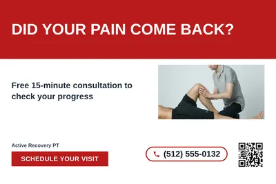 Bold Color Block · Horizontal Bands: Did Your Pain Come Back?