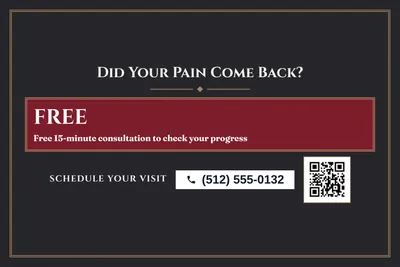 Classic · Offer Menu: Did Your Pain Come Back?