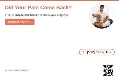 Clean Photo · Circle Photo Accent: Did Your Pain Come Back?