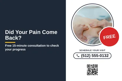 Local Offer · Split Panel: Did Your Pain Come Back?