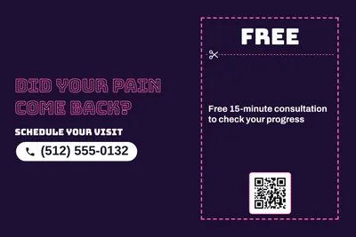 Neon night · Coupon: Did Your Pain Come Back?