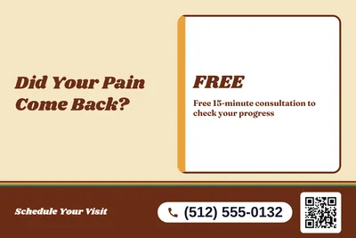 Retro 70s · Checklist: Did Your Pain Come Back?