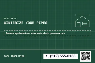 Blueprint · Coupon: Winterize Your Pipes
