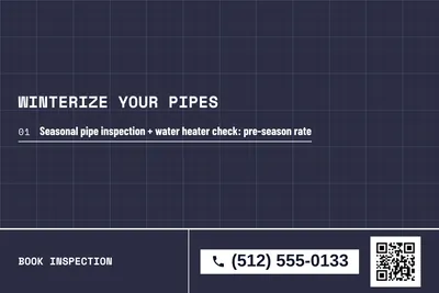 Blueprint · Offer Menu: Winterize Your Pipes