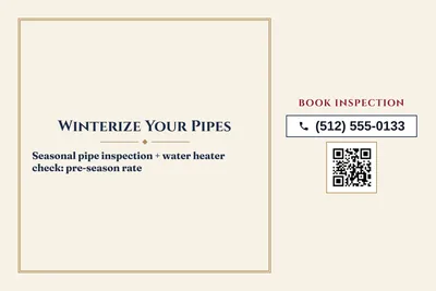 Classic · Checklist: Winterize Your Pipes