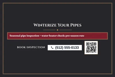 Classic · Offer Menu: Winterize Your Pipes