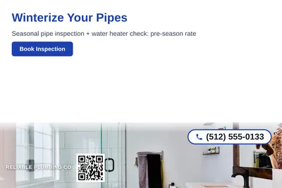 Clean Photo · Photo Bottom Strip: Winterize Your Pipes