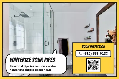 Comic pop · Photo Hero: Winterize Your Pipes