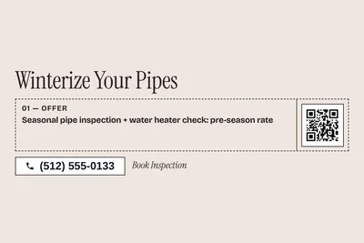 Contemporary · Coupon: Winterize Your Pipes