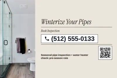 Contemporary · Phone Billboard: Winterize Your Pipes