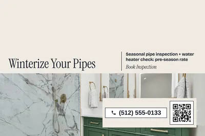 Contemporary · Split: Winterize Your Pipes