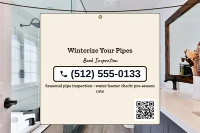 Kraft and stamp · Phone Billboard: Winterize Your Pipes