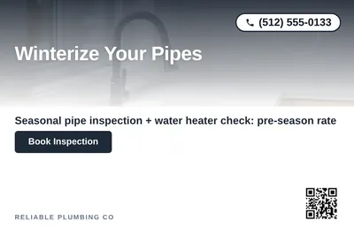 Modern Gradient · Top-Down Fade: Winterize Your Pipes