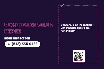 Neon night · Coupon: Winterize Your Pipes