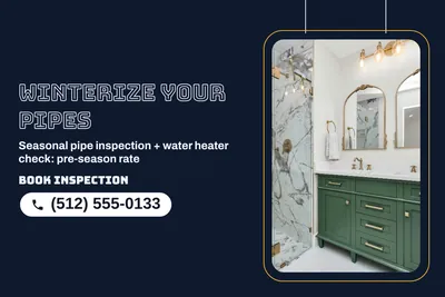 Neon night · Photo Frame: Winterize Your Pipes