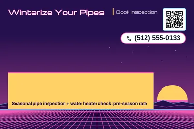 Synthwave · Offer Menu: Winterize Your Pipes