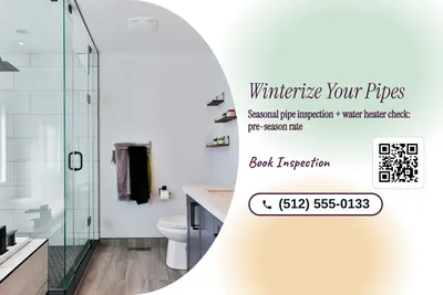 Soft watercolour · Photo Hero: Winterize Your Pipes