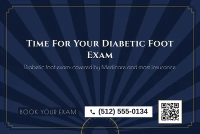 Art deco · Big Offer: Time For Your Diabetic Foot Exam