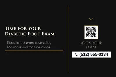 Art deco · Checklist: Time For Your Diabetic Foot Exam