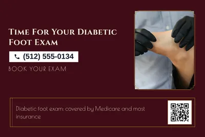 Art deco · Coupon: Time For Your Diabetic Foot Exam