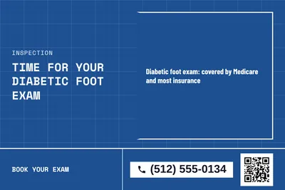 Blueprint · Checklist: Time For Your Diabetic Foot Exam