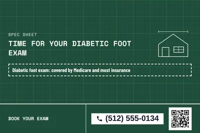 Blueprint · Coupon: Time For Your Diabetic Foot Exam
