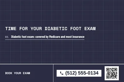 Blueprint · Offer Menu: Time For Your Diabetic Foot Exam