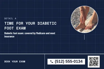 Blueprint · Photo Frame: Time For Your Diabetic Foot Exam