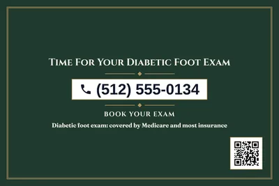 Classic · Phone Billboard: Time For Your Diabetic Foot Exam