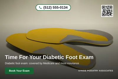Clean Photo · Full Photo Overlay: Time For Your Diabetic Foot Exam