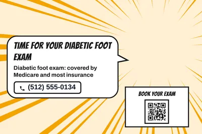 Comic pop · Big Offer: Time For Your Diabetic Foot Exam