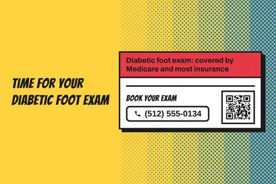 Comic pop · Checklist: Time For Your Diabetic Foot Exam