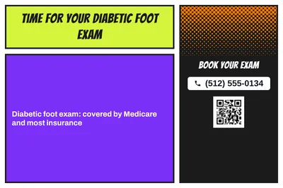 Comic pop · Offer Menu: Time For Your Diabetic Foot Exam