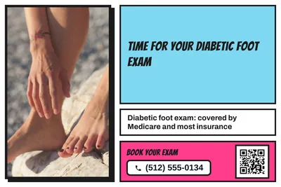 Comic pop · Photo Frame: Time For Your Diabetic Foot Exam