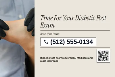 Contemporary · Phone Billboard: Time For Your Diabetic Foot Exam