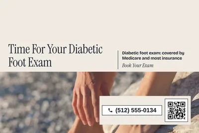 Contemporary · Split: Time For Your Diabetic Foot Exam