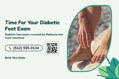 Jungle · Photo Frame: Time For Your Diabetic Foot Exam