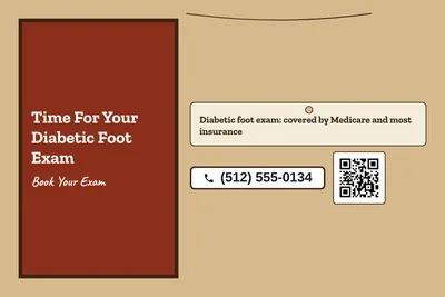 Kraft and stamp · Offer Menu: Time For Your Diabetic Foot Exam