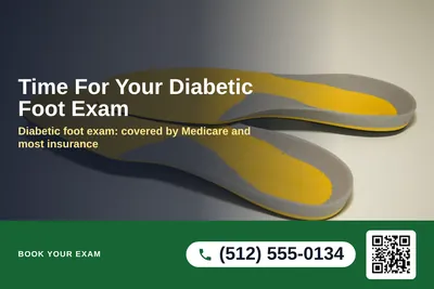 Local Offer · Photo Overlay: Time For Your Diabetic Foot Exam