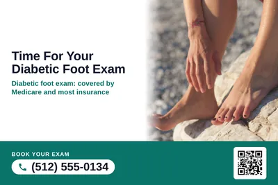 Local Offer · Seal and Photo: Time For Your Diabetic Foot Exam