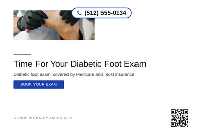 Minimal White · Bottom Heavy: Time For Your Diabetic Foot Exam