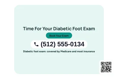 Modern · Phone Billboard: Time For Your Diabetic Foot Exam